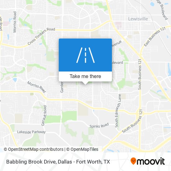 Babbling Brook Drive map