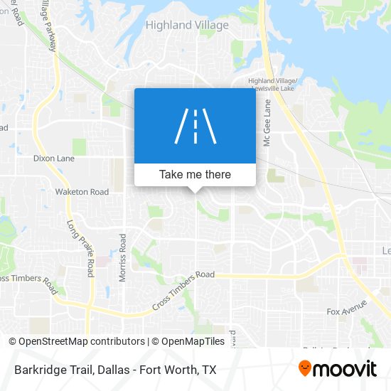 Barkridge Trail map