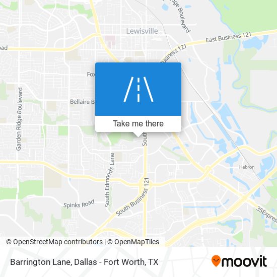 Mapa de Barrington Lane
