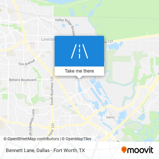 Mapa de Bennett Lane