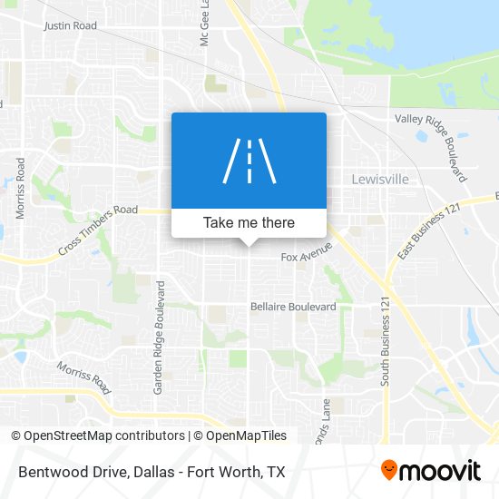 Mapa de Bentwood Drive
