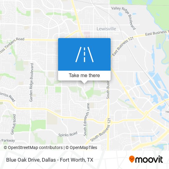 Blue Oak Drive map
