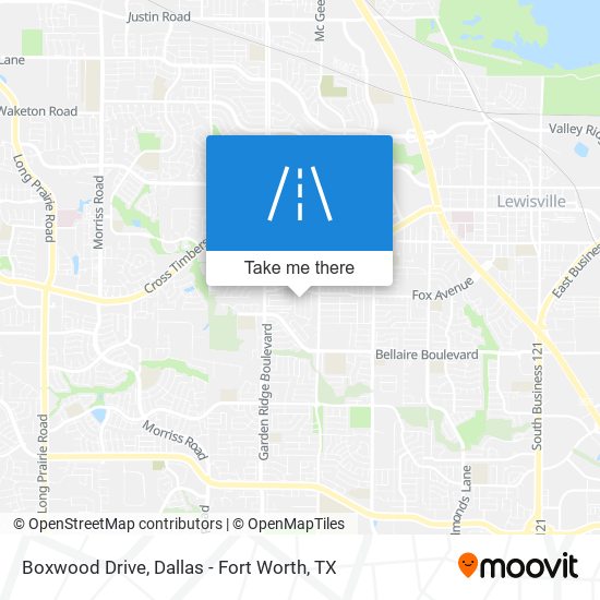 Mapa de Boxwood Drive