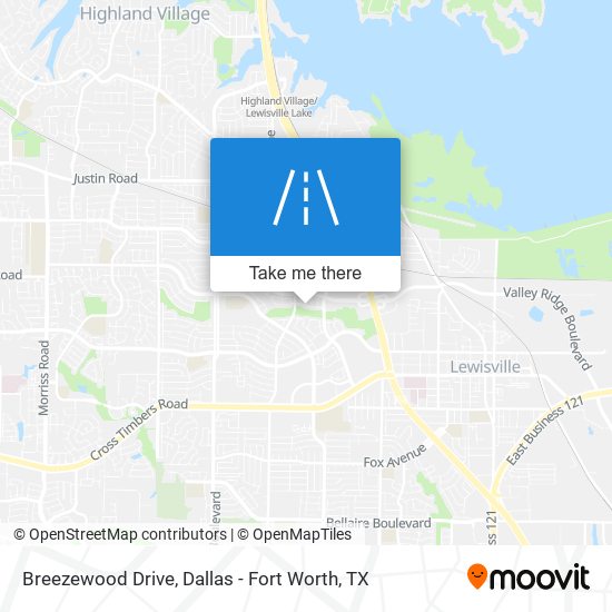 Breezewood Drive map
