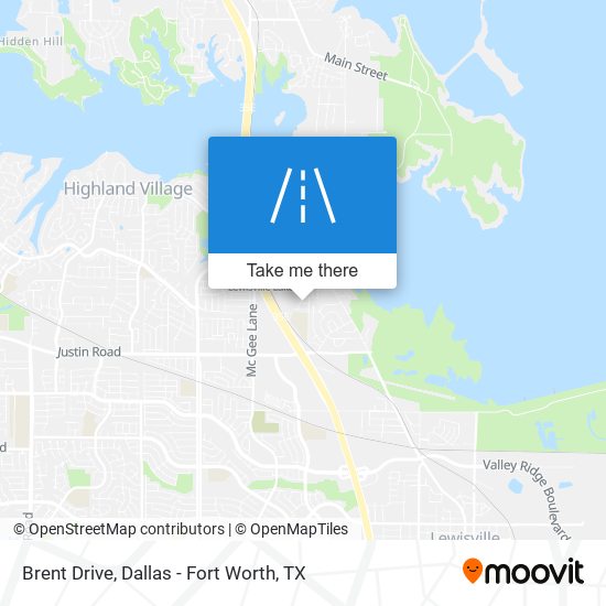 Brent Drive map