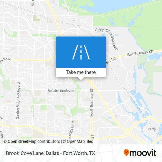 Mapa de Brook Cove Lane