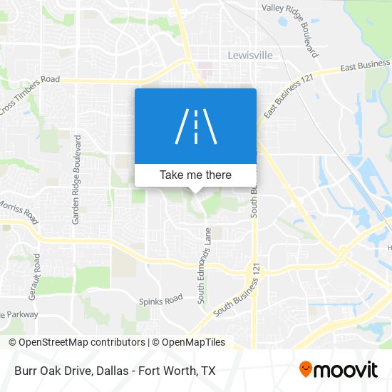 Mapa de Burr Oak Drive