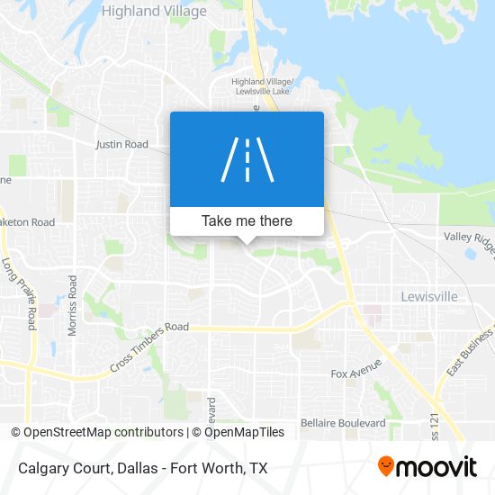 Mapa de Calgary Court