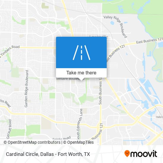 Cardinal Circle map