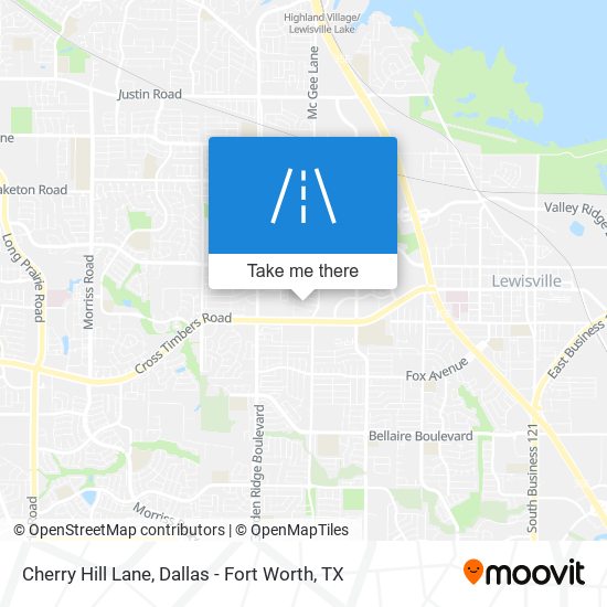 Cherry Hill Lane map