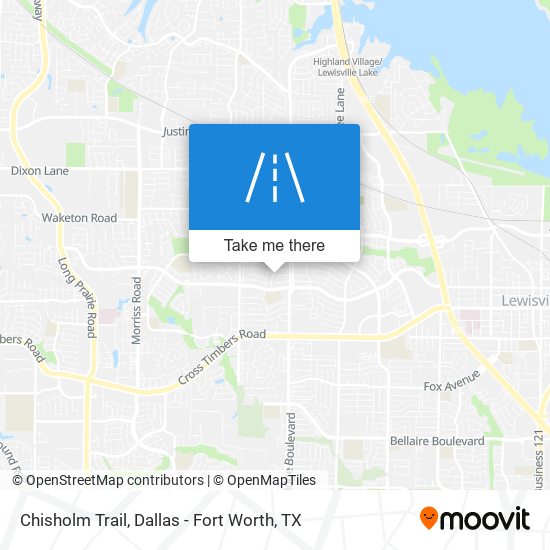 Chisholm Trail map