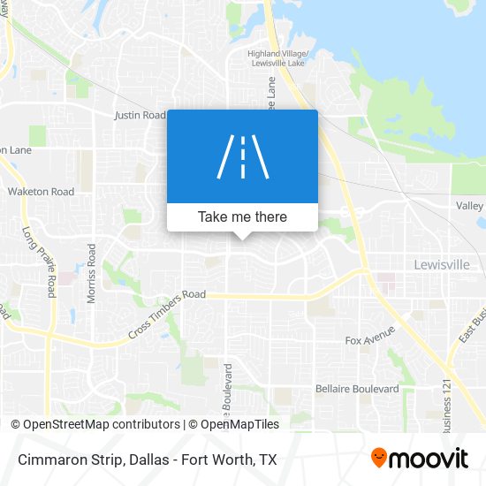 Cimmaron Strip map