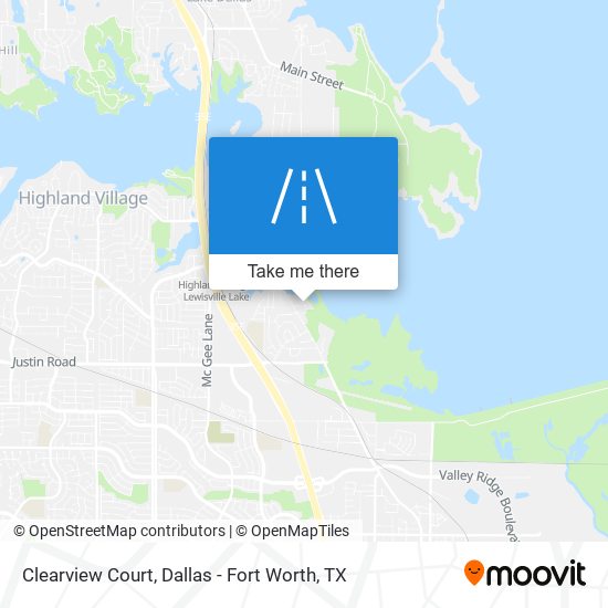 Clearview Court map
