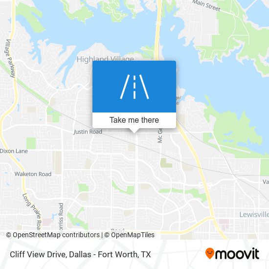 Cliff View Drive map