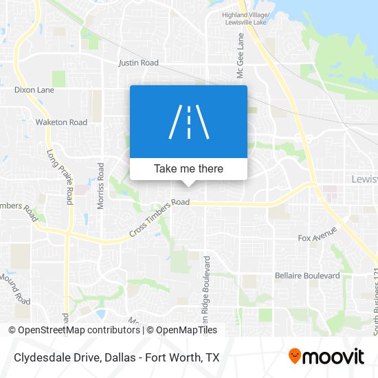 Mapa de Clydesdale Drive