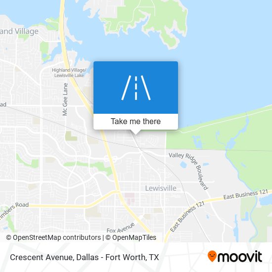 Crescent Avenue map