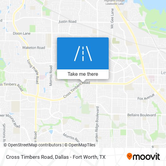 Mapa de Cross Timbers Road