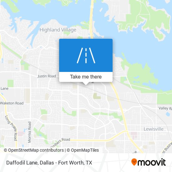 Daffodil Lane map