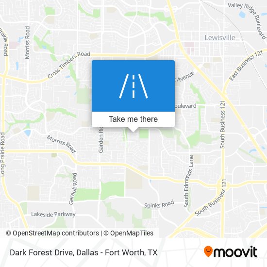 Dark Forest Drive map