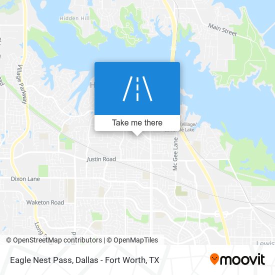 Mapa de Eagle Nest Pass