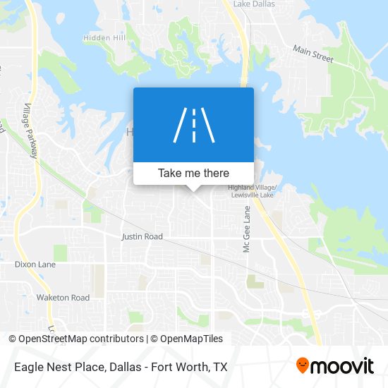Eagle Nest Place map