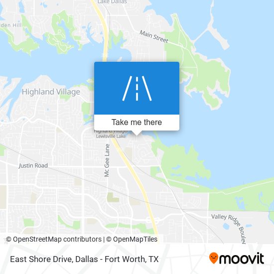 East Shore Drive map