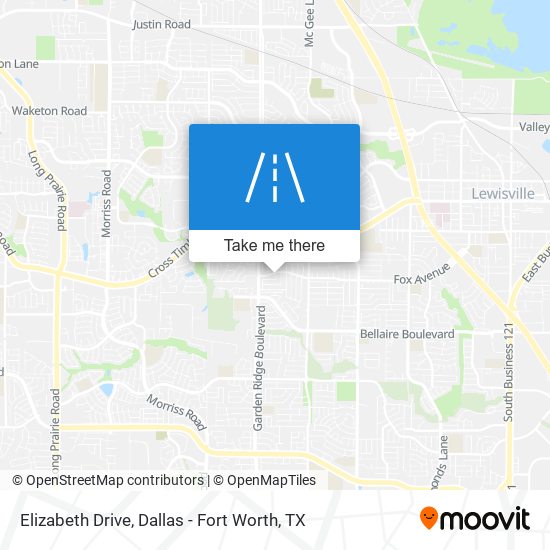 Elizabeth Drive map