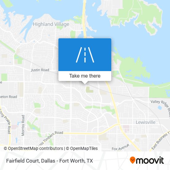 Mapa de Fairfield Court