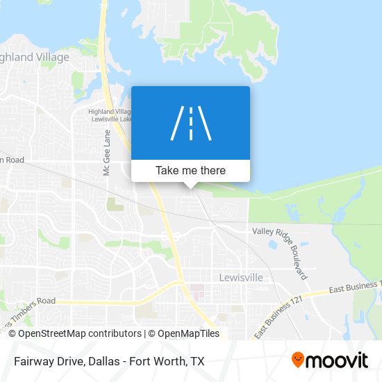Mapa de Fairway Drive