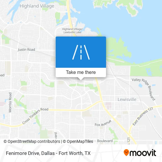 Fenimore Drive map