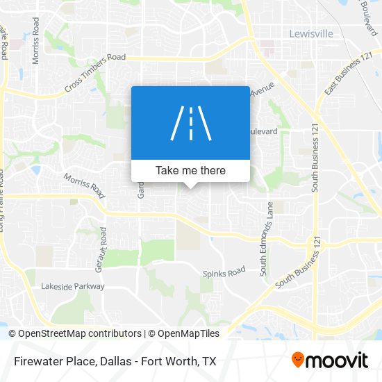 Firewater Place map