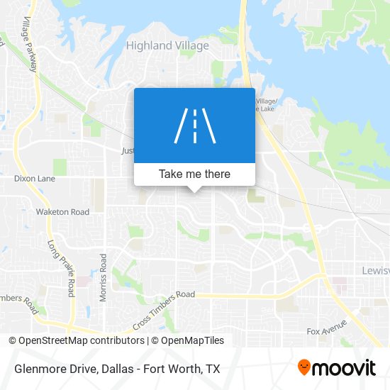 Glenmore Drive map