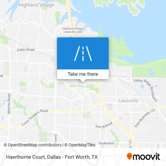 Hawthorne Court map
