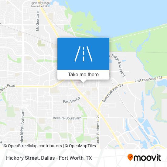 Hickory Street map