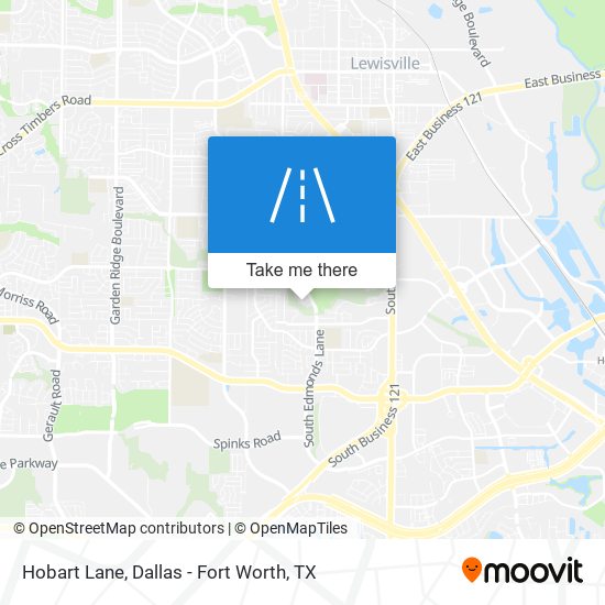 Hobart Lane map