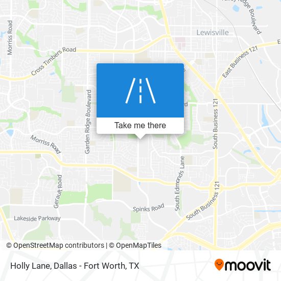 Holly Lane map