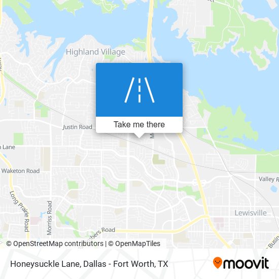 Honeysuckle Lane map