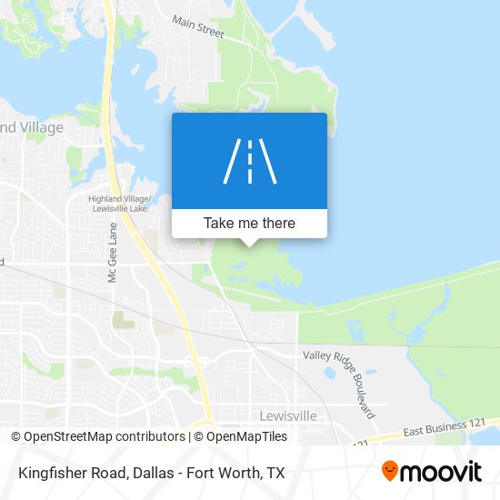 Kingfisher Road map