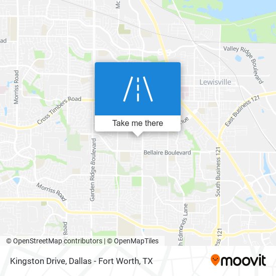 Kingston Drive map