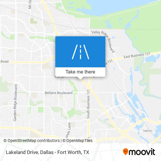 Lakeland Drive map