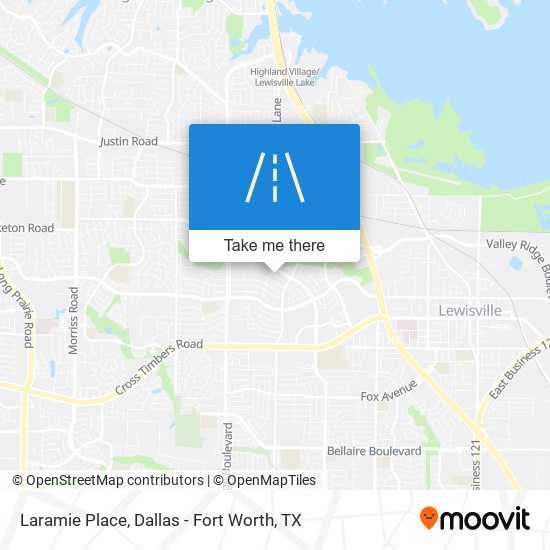 Laramie Place map
