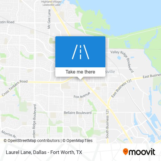 Laurel Lane map