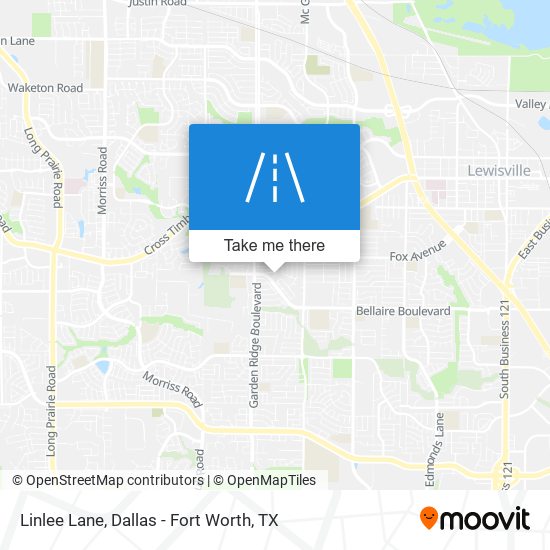 Linlee Lane map