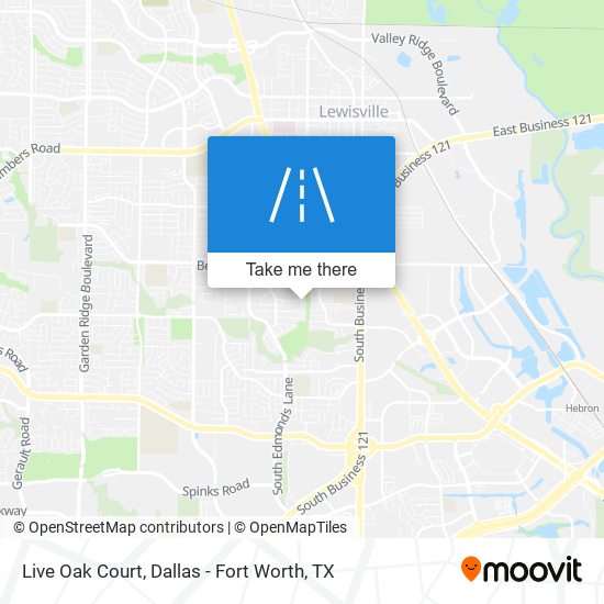 Live Oak Court map