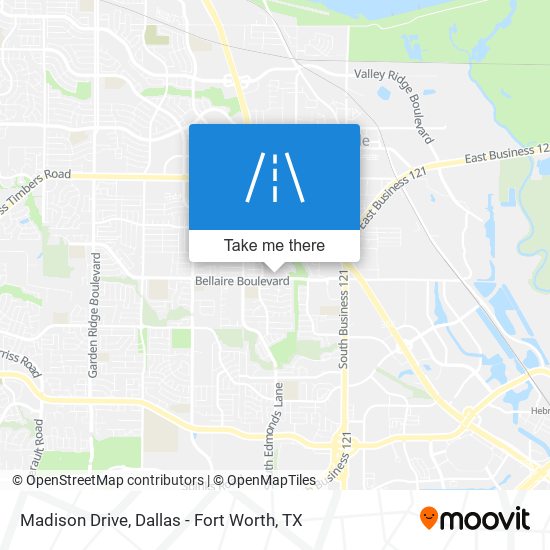 Madison Drive map
