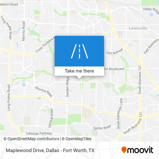Mapa de Maplewood Drive