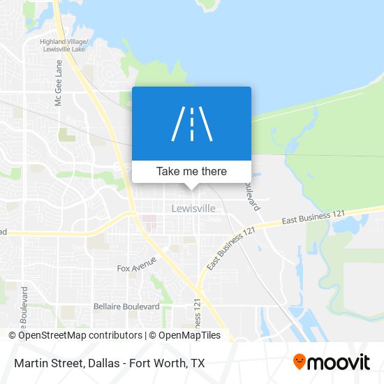 Martin Street map