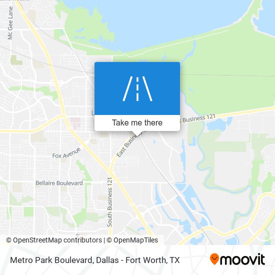 Metro Park Boulevard map