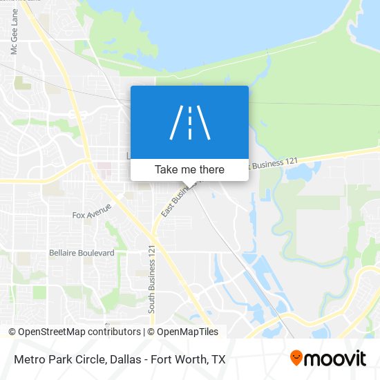 Metro Park Circle map