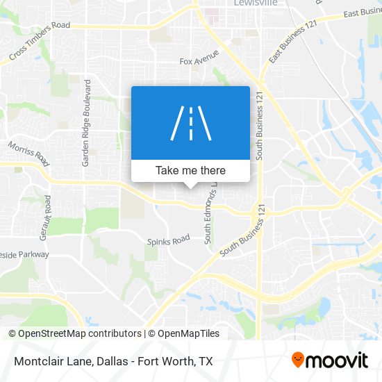 Montclair Lane map
